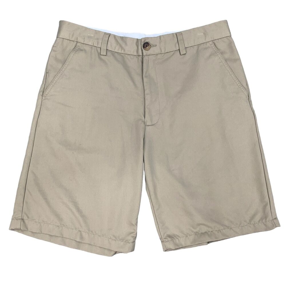 Greg Norman Short Mens 34 Stone Performance Chino Tasso Elba Daily Golf Travel